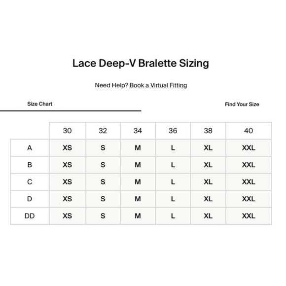 Knix "Lace Deep-V Bralette" black L (NWT) - Picture 8 of 8